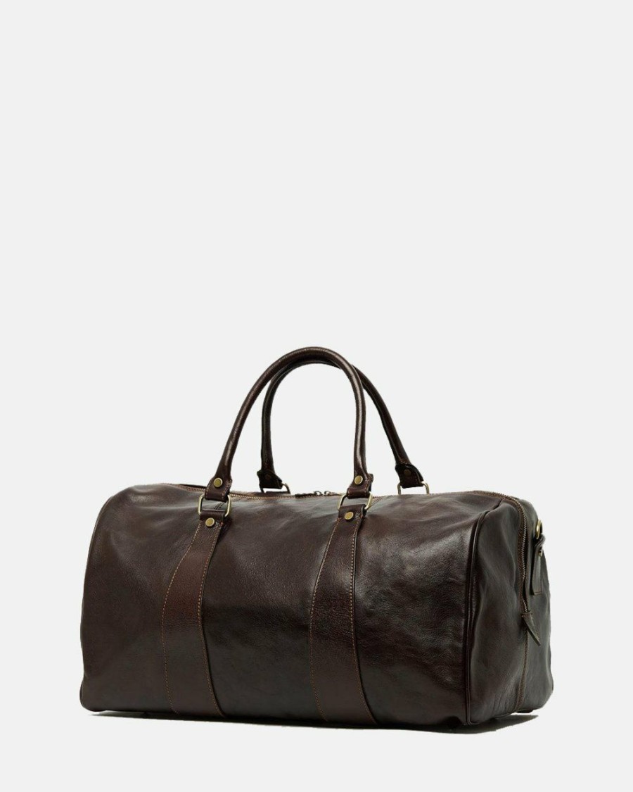 Bags * | Republic Of Florence The Nardi Weekender Chocolate