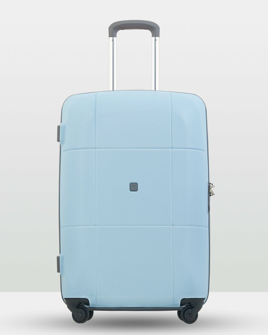 Travel And Luggage * | Echolac Japan Florence Hard Side Medium Blue