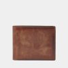 Travel Bags * | Fossil Derrick Brown Rfid Flip Id Bifold Wallet