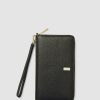 Travel Bags * | Kinnon Hemingway Travel Wallet Black