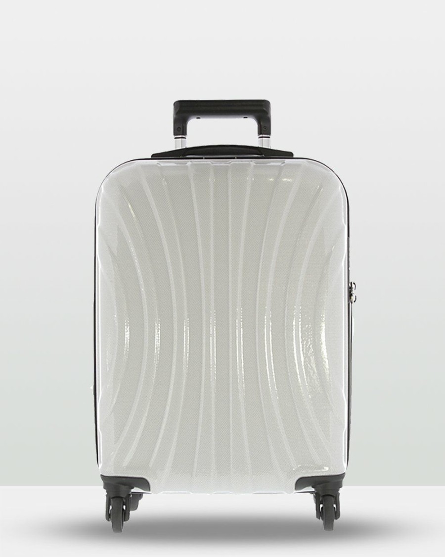 Travel And Luggage * | Cobb & Co Adelaide On Board Hardside Spinner White