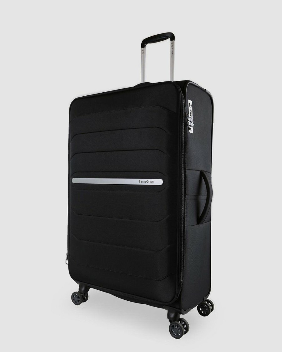 Travel And Luggage * | Samsonite Octolite Ss Spinner 79/29 Exp-C Black