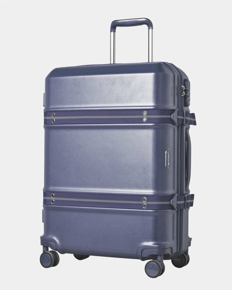 Travel And Luggage * | Cobb & Co Sydney Polycarbonate Medium Hard Side Case Blue