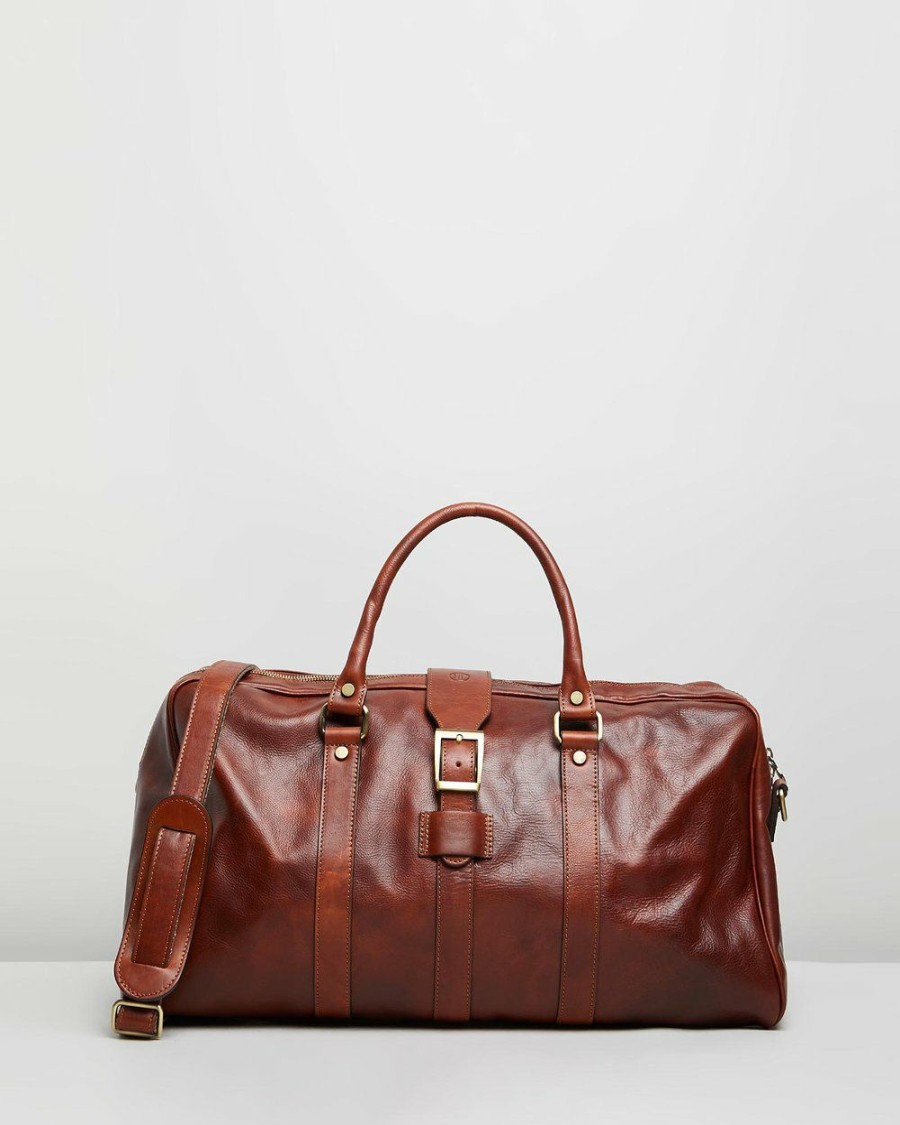 Bags * | Republic Of Florence Amerigo Duffle Bag Brown