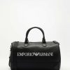 Bags * | Emporio Armani Re Generated Travel Bag Black