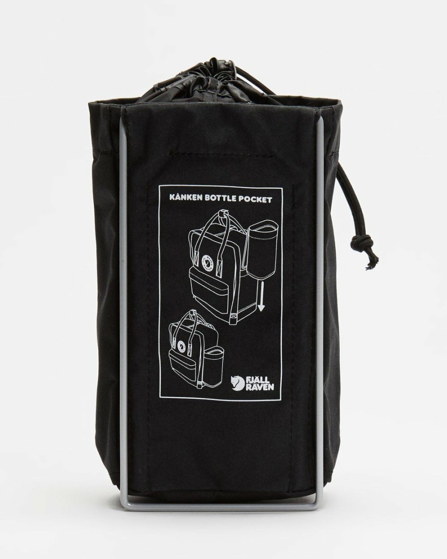 Bags * | Fjallraven Kanken Bottle Pocket Black