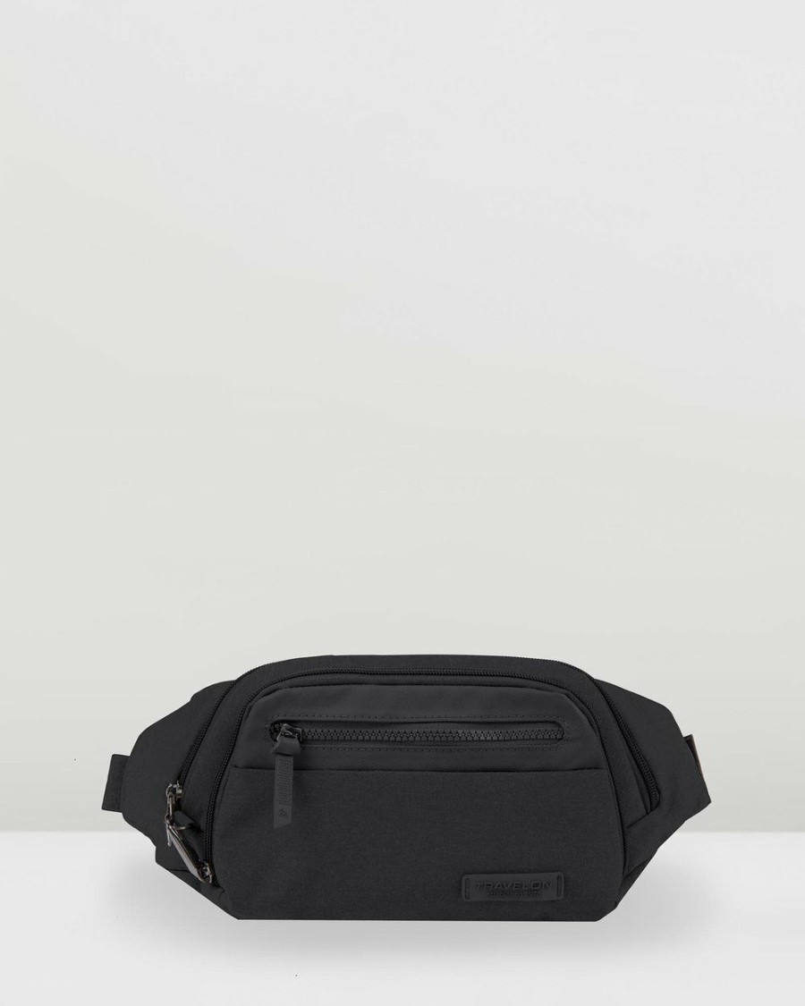 Bags * | Travelon Metro Waist Pack Black