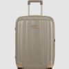 Travel And Luggage * | Samsonite Lite-Cube Prime 55Cm Spinner Matte Ivory & Gold