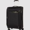 Travel And Luggage * | American Tourister Applite 4Security Spinner 71/27/ Exp Tsa Suitcase Black & Green