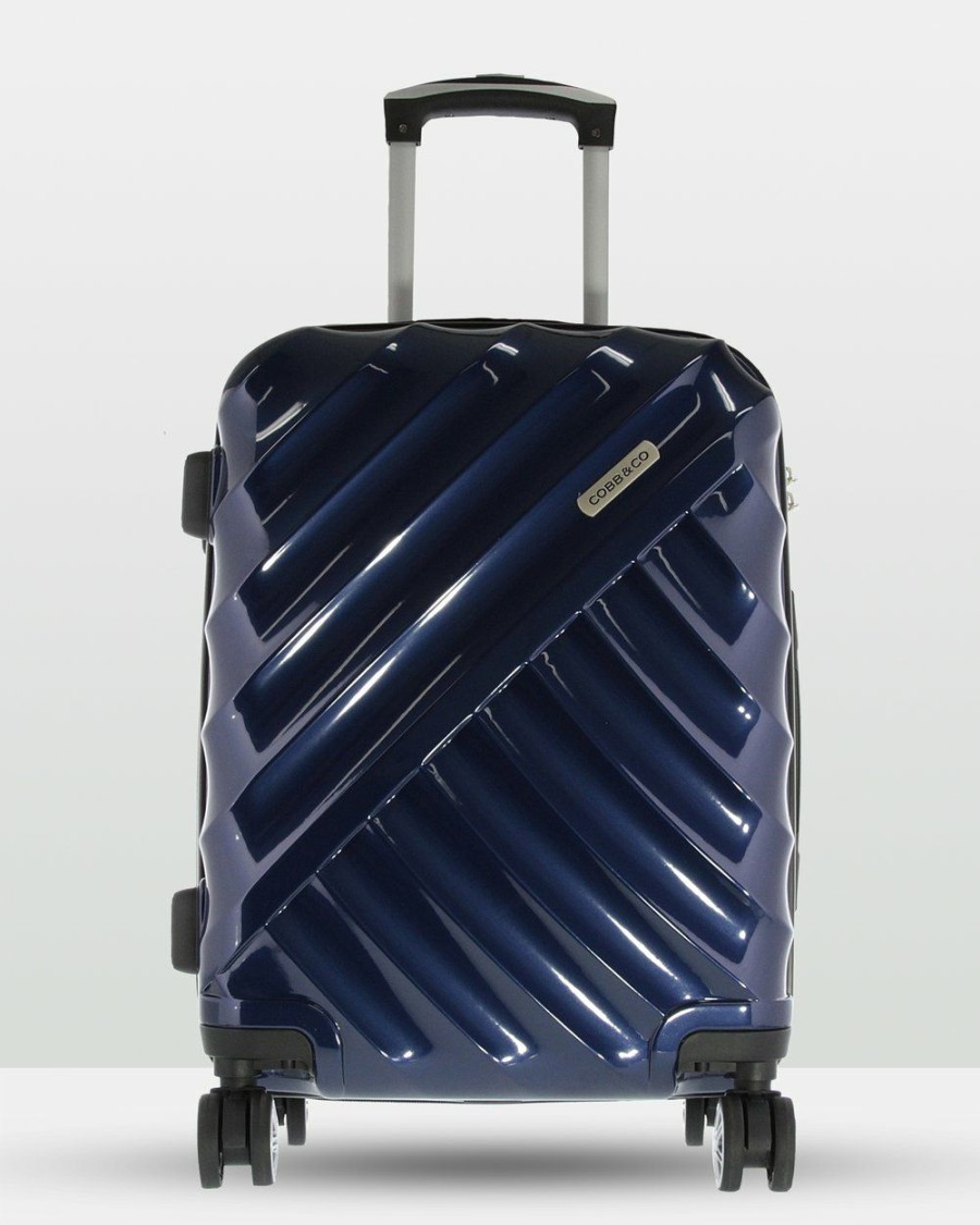 Bags * | Cobb & Co Bendigo Polycarbonate Large Hard Side Case Navy