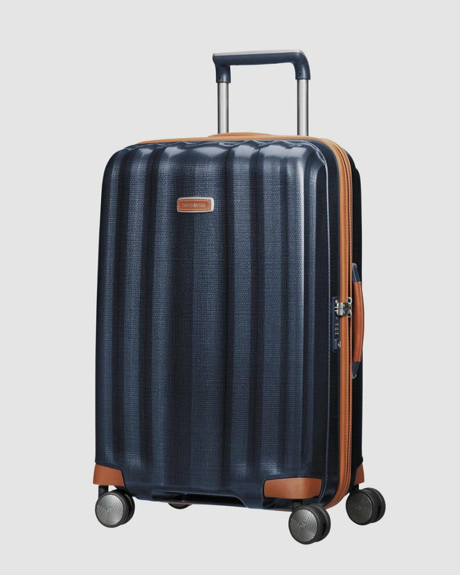 Travel And Luggage * | Samsonite Lite-Cube Dlx 68Cm Spinner Midnight Blue