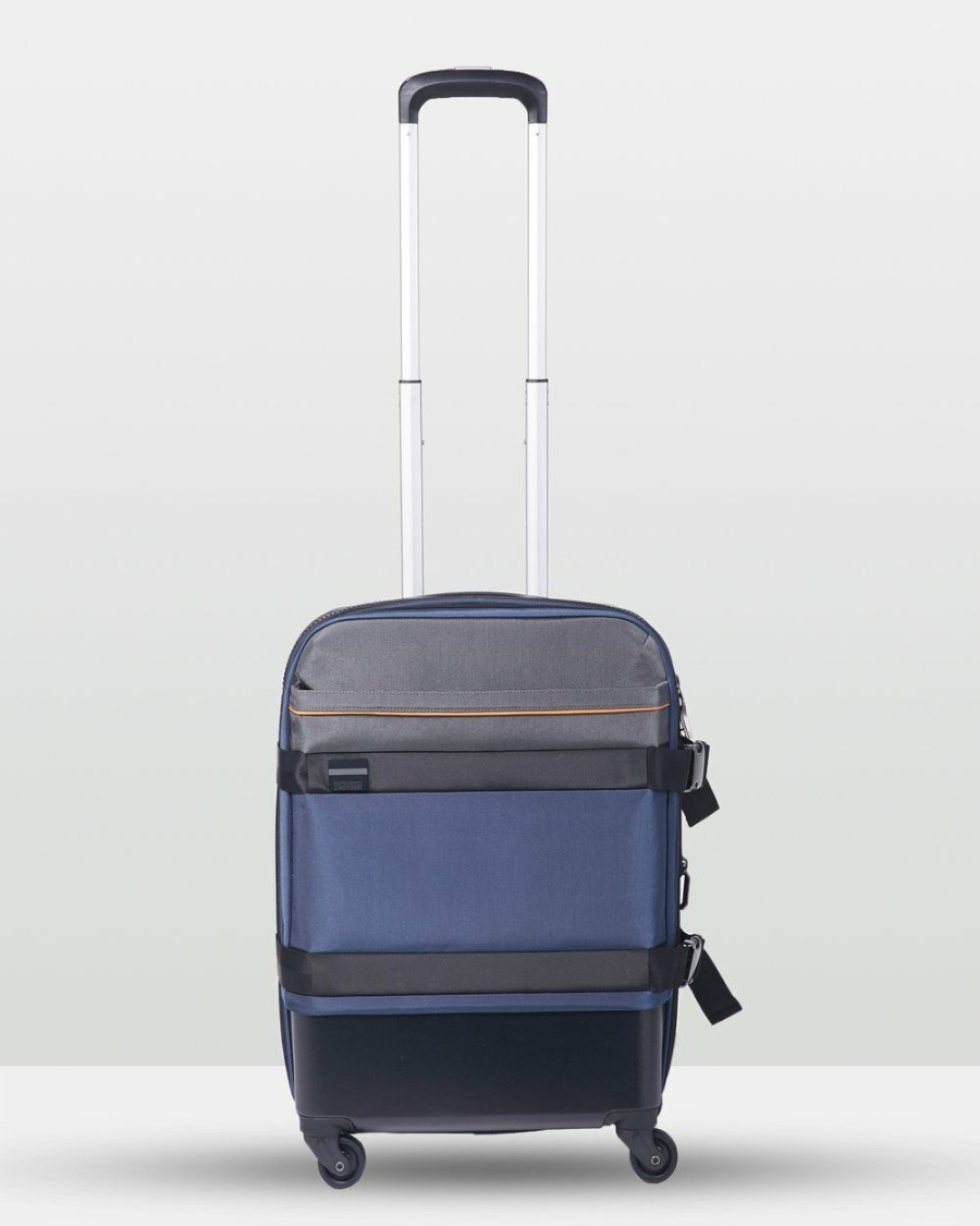 Travel Bags * | Echolac Japan Glasgow Echolac Soft 2 Piece Luggage Set Navy