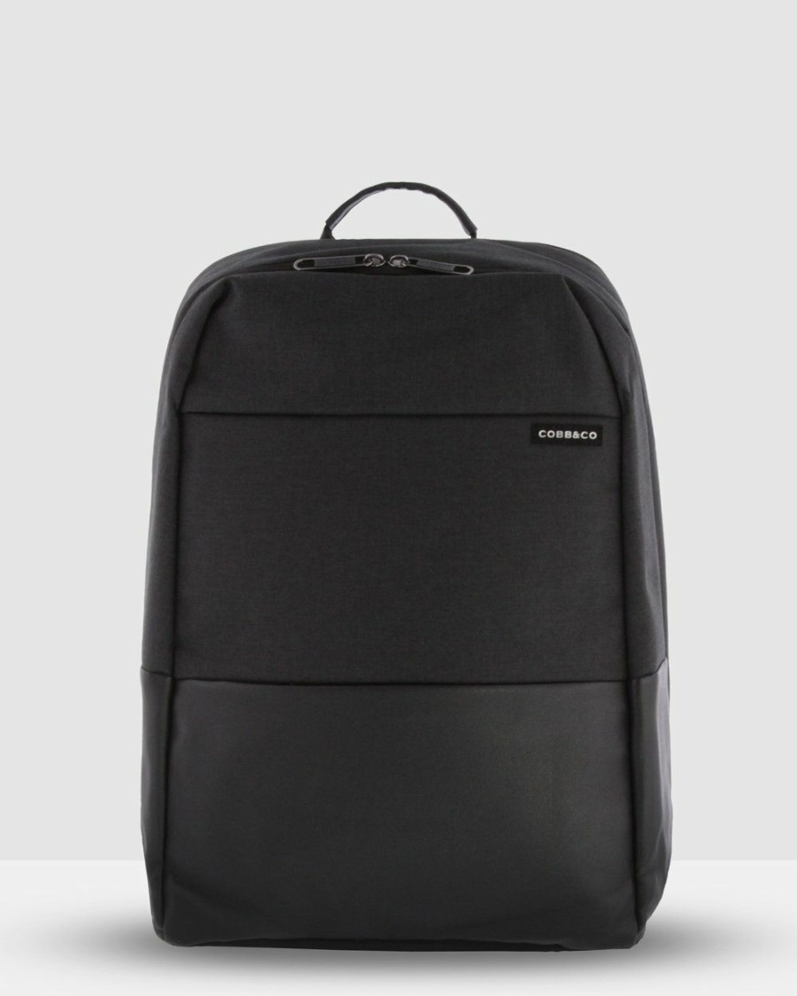 Bags * | Cobb & Co Mace Anti-Theft Backpack Black