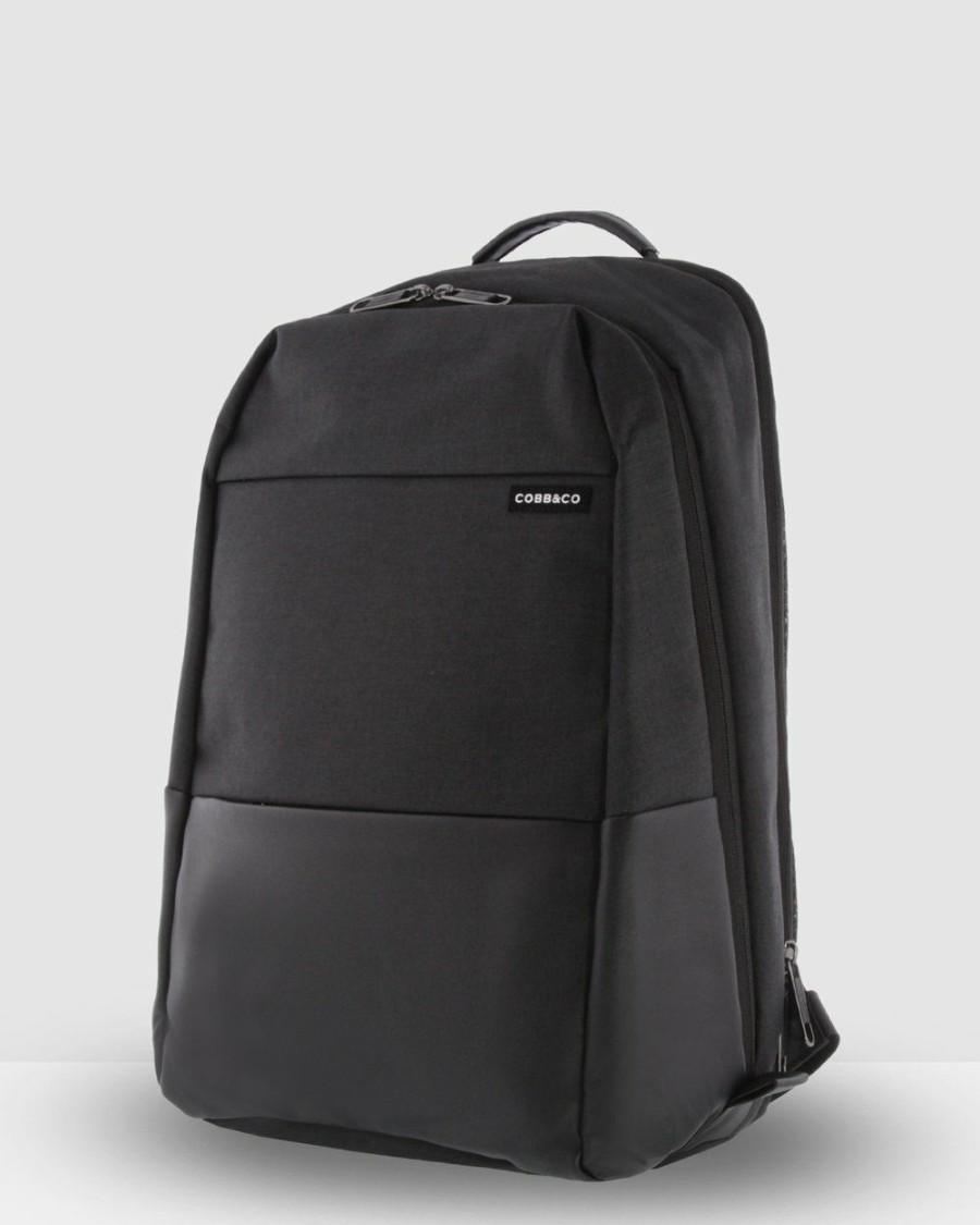 Bags * | Cobb & Co Mace Anti-Theft Backpack Black