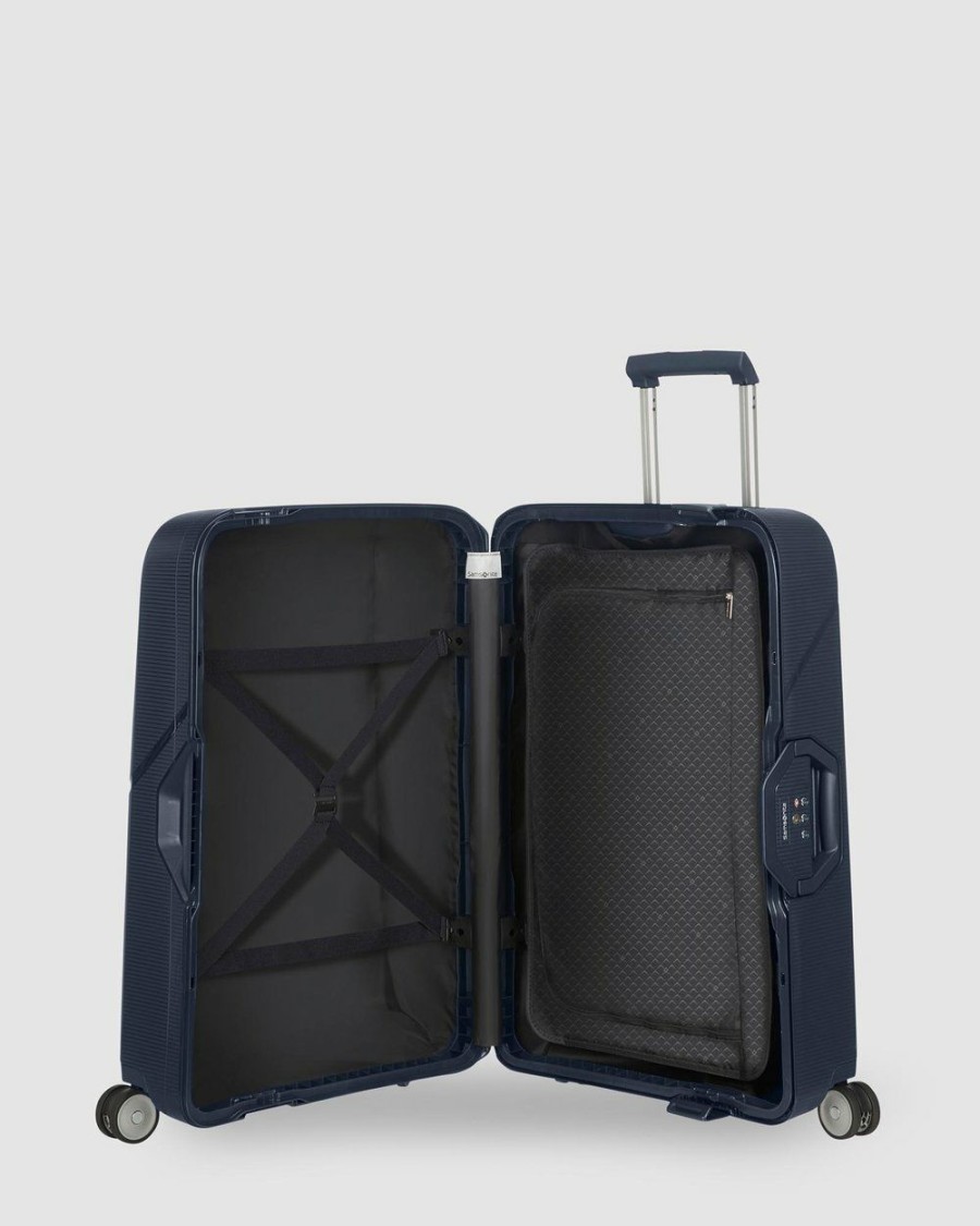 Travel And Luggage * | Samsonite Magnum Spinner 69 Dark Blue