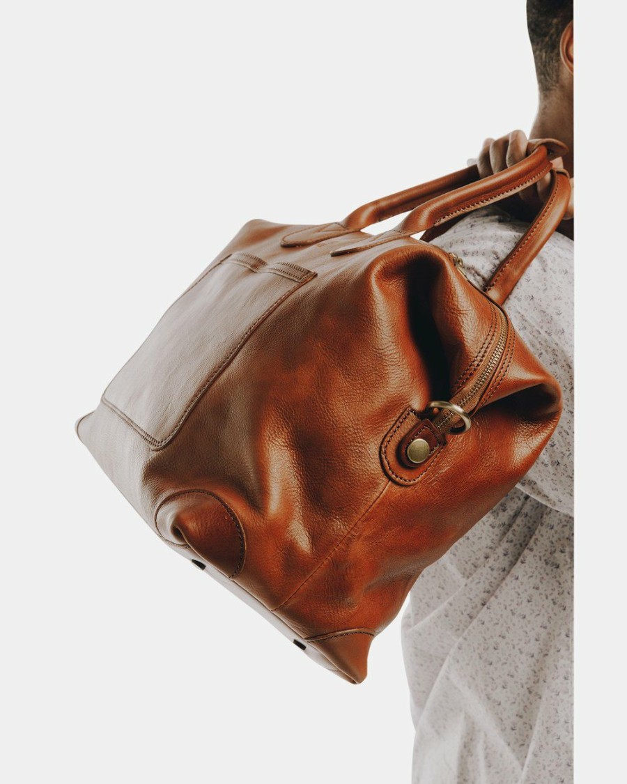 Bags * | Republic Of Florence The Nobile Duffle Bag Overnighter Tan