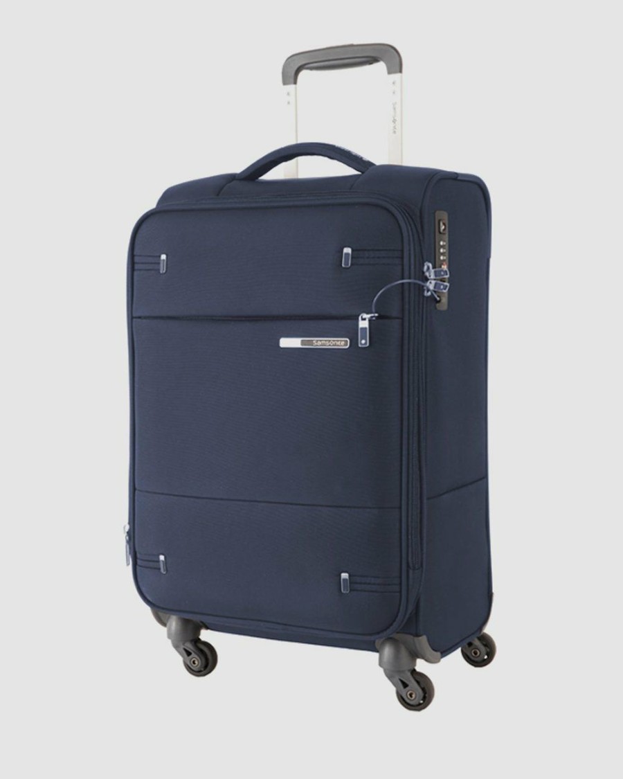 Travel And Luggage * | Samsonite Base Boost 2 Spinner Expandable 55Cm Case Navy