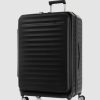 Travel Bags * | American Tourister Frontec Spinner 79/29 Expandable Tsa Jet Black