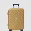 Bags * | Jett Black Sahara Maze Carry On Suitcase Golden