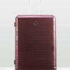 Travel Bags * | Echolac Japan Denver Echolac Medium Case Burgandy