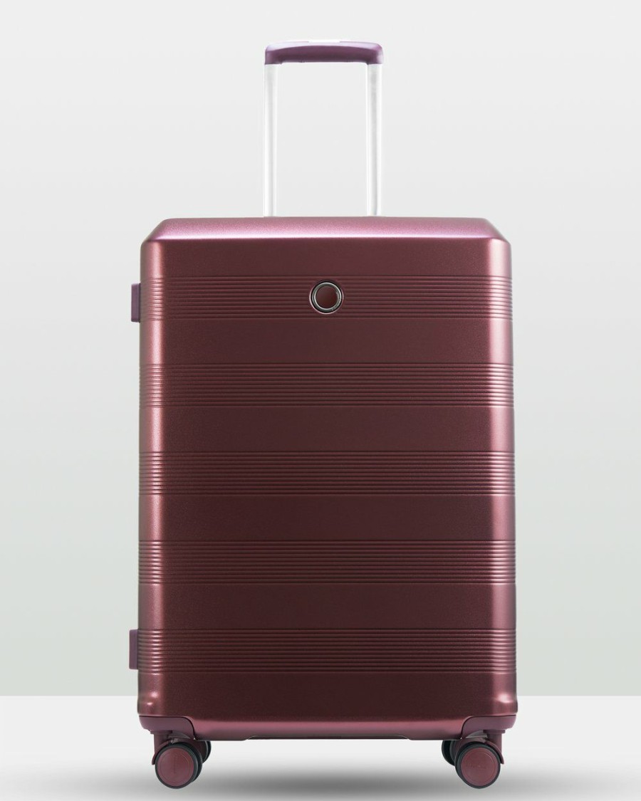 Travel Bags * | Echolac Japan Denver Echolac Medium Case Burgandy