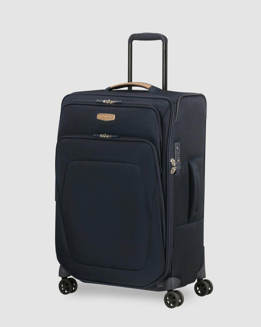 Travel And Luggage * | Samsonite Spark Sng Eco Spinner 67 Exp Eco Blue