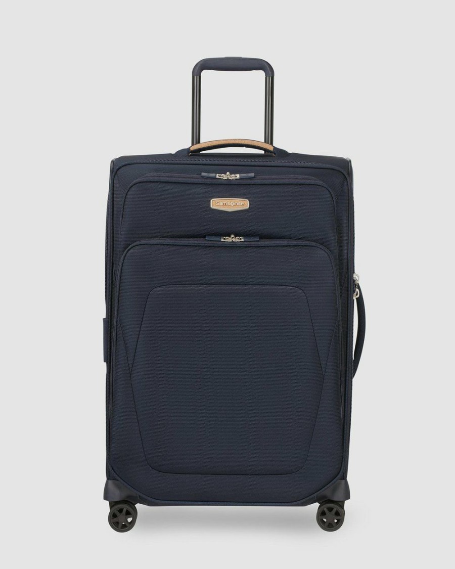 Travel And Luggage * | Samsonite Spark Sng Eco Spinner 67 Exp Eco Blue