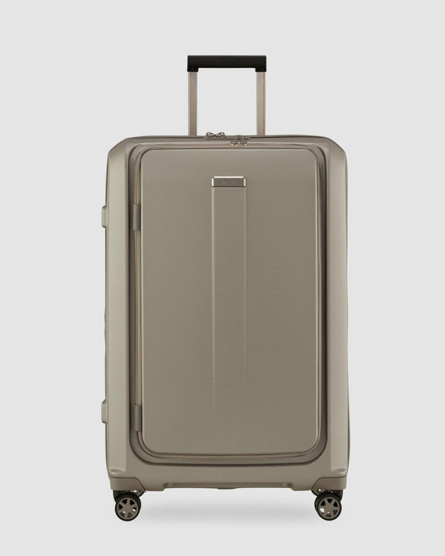 Travel And Luggage * | Samsonite Prodigy Spinner 75/28 Expandable Suitcase Ivory & Gold