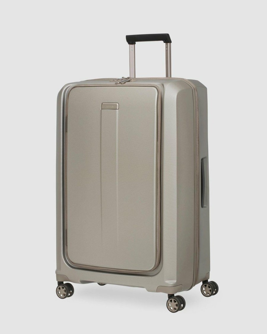 Travel And Luggage * | Samsonite Prodigy Spinner 75/28 Expandable Suitcase Ivory & Gold