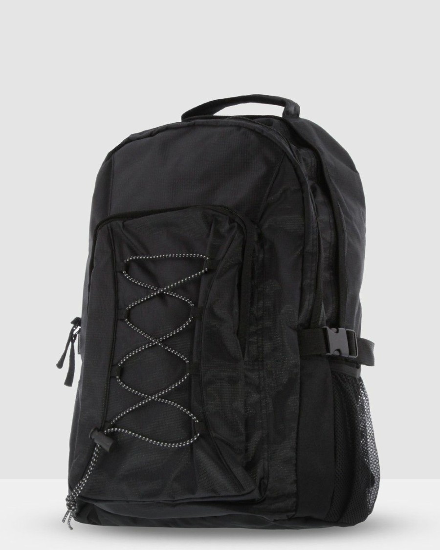 Bags * | Cobb & Co Bradley Rfid Blocking Backpack Black