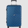 Bags * | Jett Black Midnight Maze Medium Suitcase Deep Blue