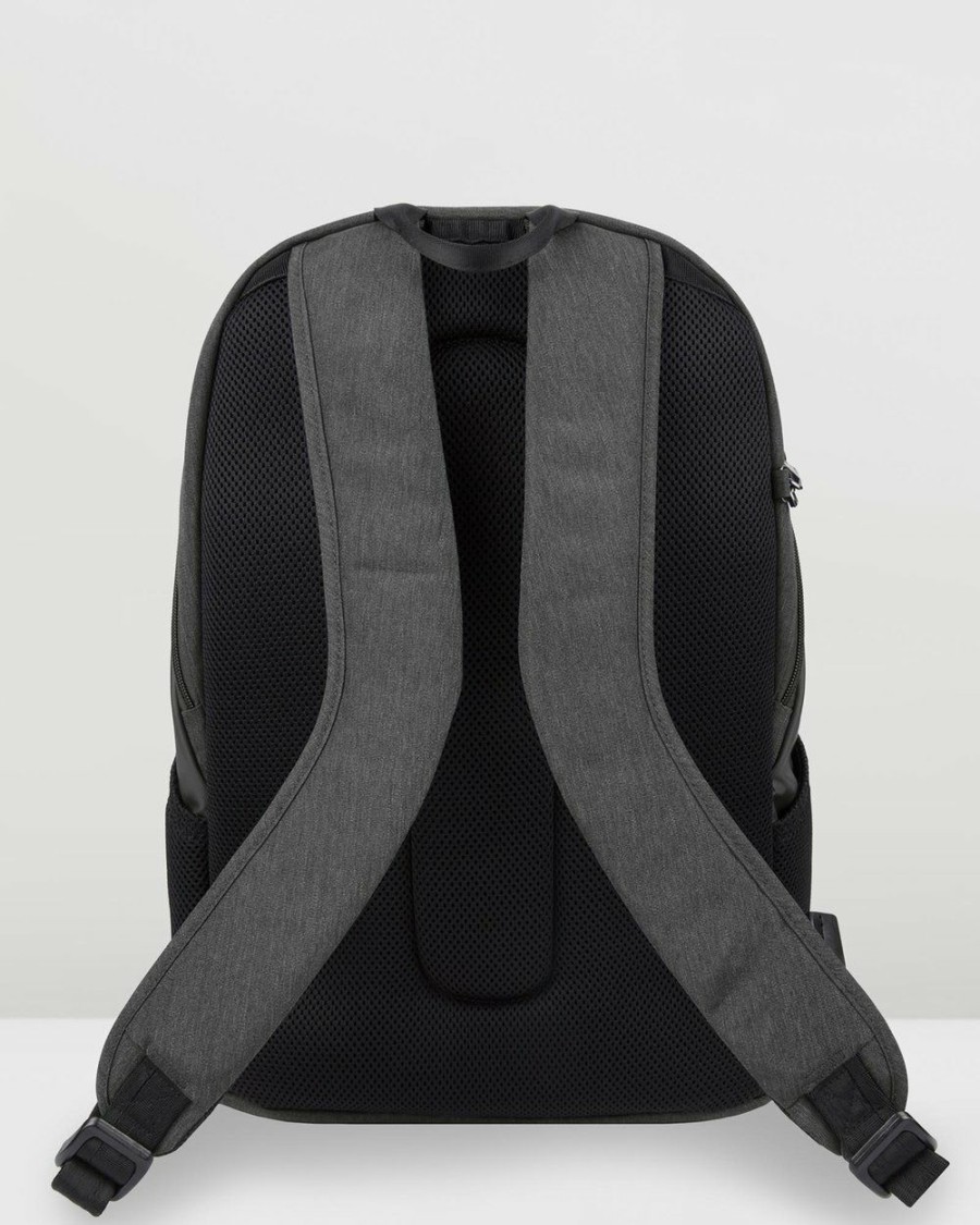 Bags * | Travelon Metro Laptop Backpack Heather Grey