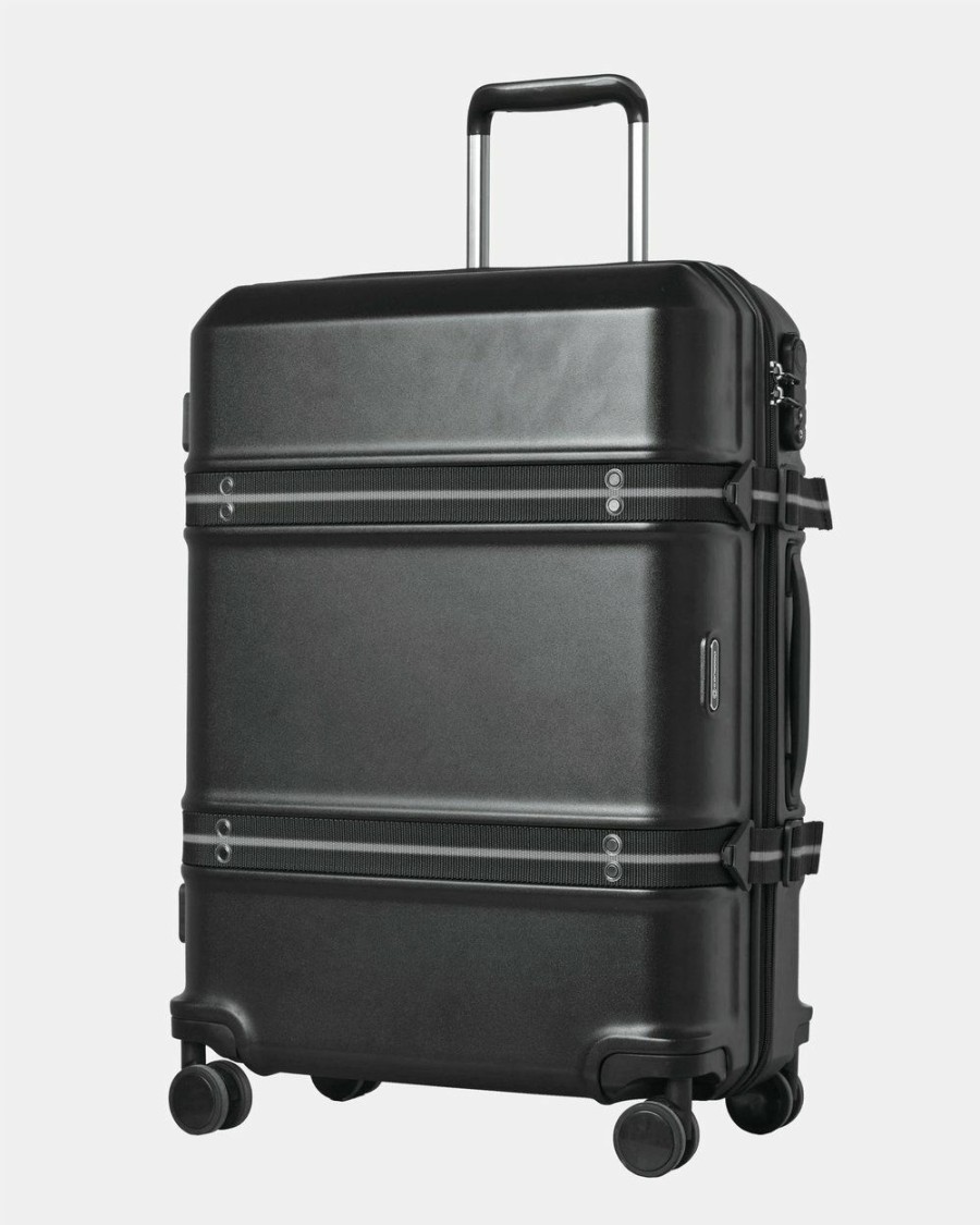 Travel And Luggage * | Cobb & Co Sydney Polycarbonate Medium Hard Side Case Black