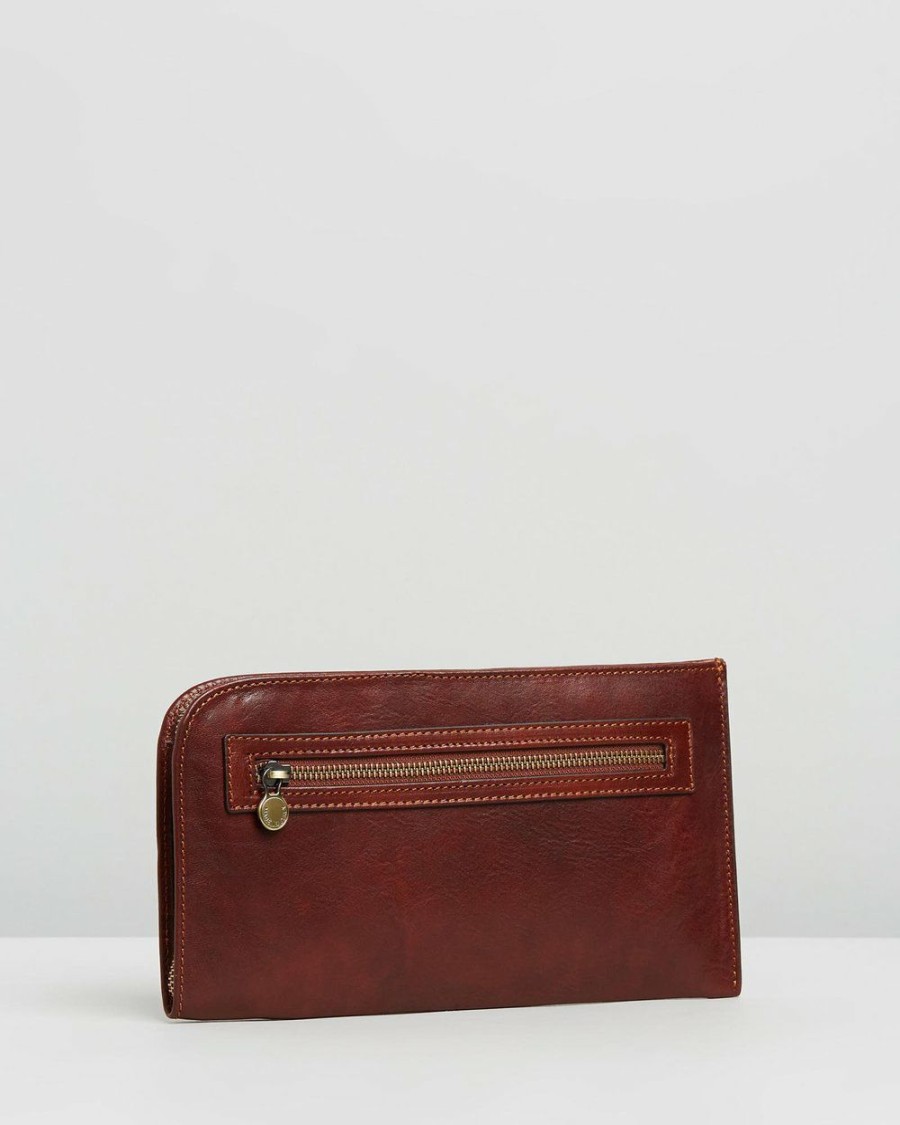 Wallets * | Republic Of Florence Sulla Brown