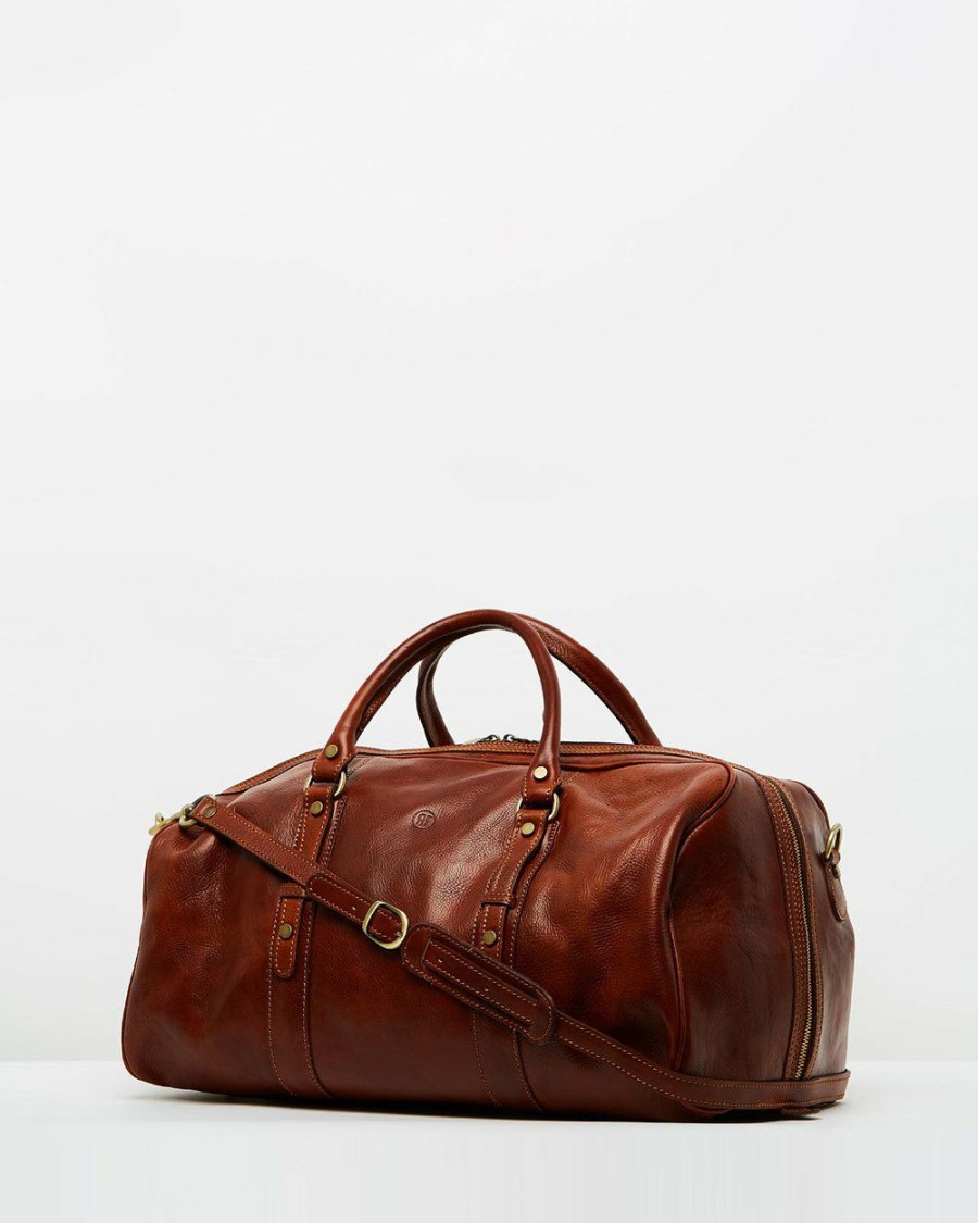 Bags * | Republic Of Florence Polo Medium Brown