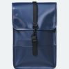 Bags * | Rains Backpack Mini Shiny Blue