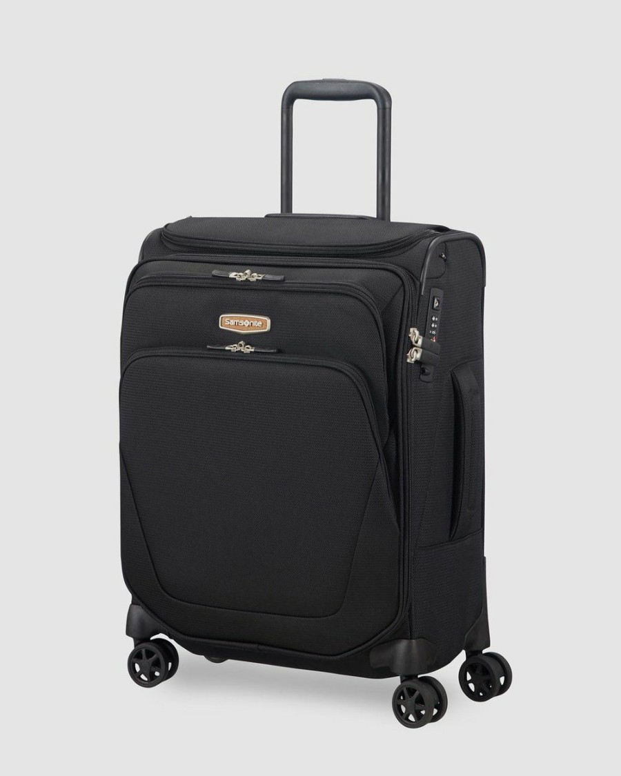 Travel And Luggage * | Samsonite Spark Sng Eco Spinner 55 Top Pocket Eco Black