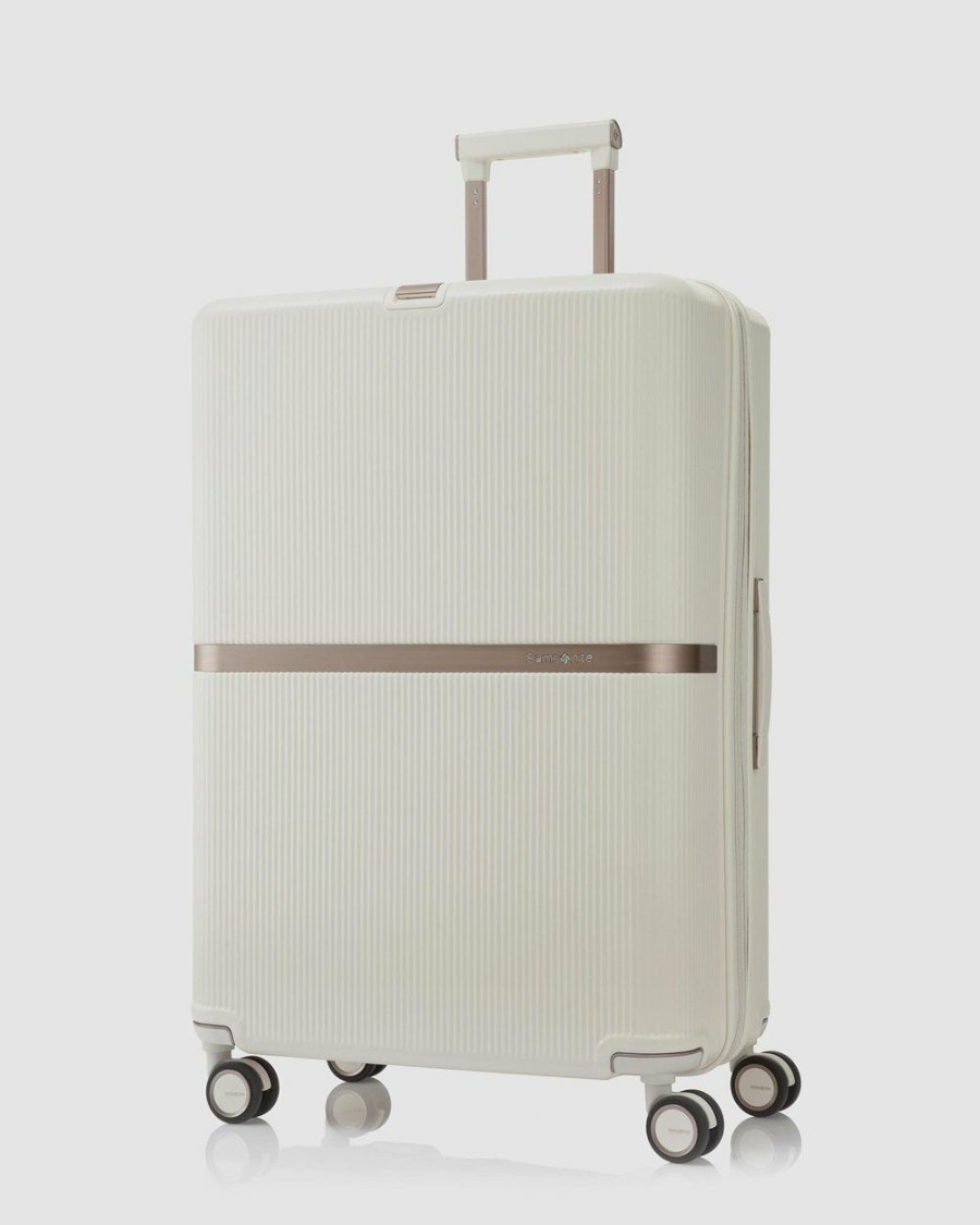 Travel And Luggage * | Samsonite Minter Spinner 75 Exp Ivory