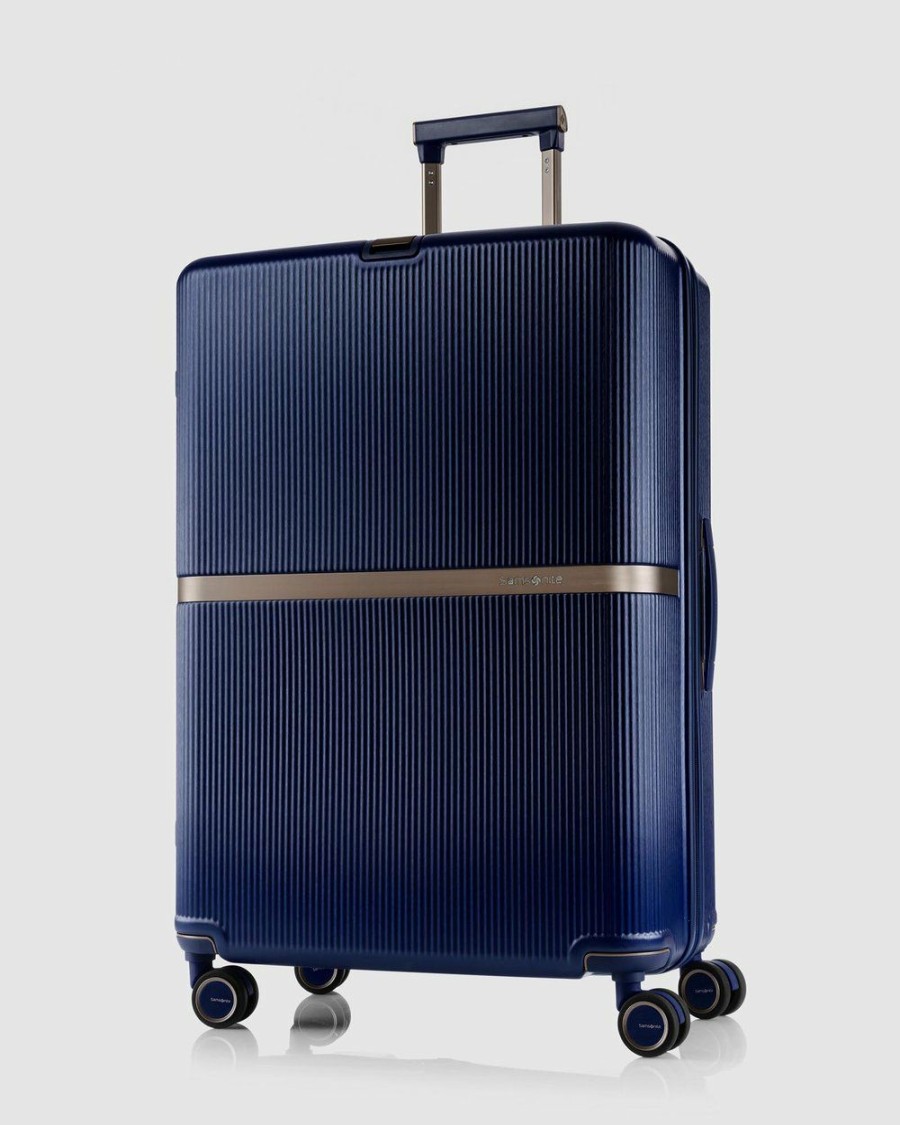 Travel And Luggage * | Samsonite Minter Spinner 75 Exp Navy