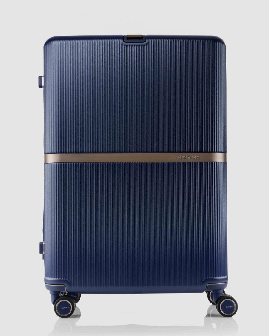 Travel And Luggage * | Samsonite Minter Spinner 75 Exp Navy