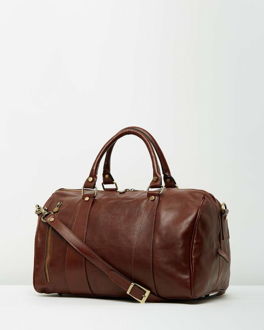 Bags * | Republic Of Florence The Small Nardi Duffle Bag Brown