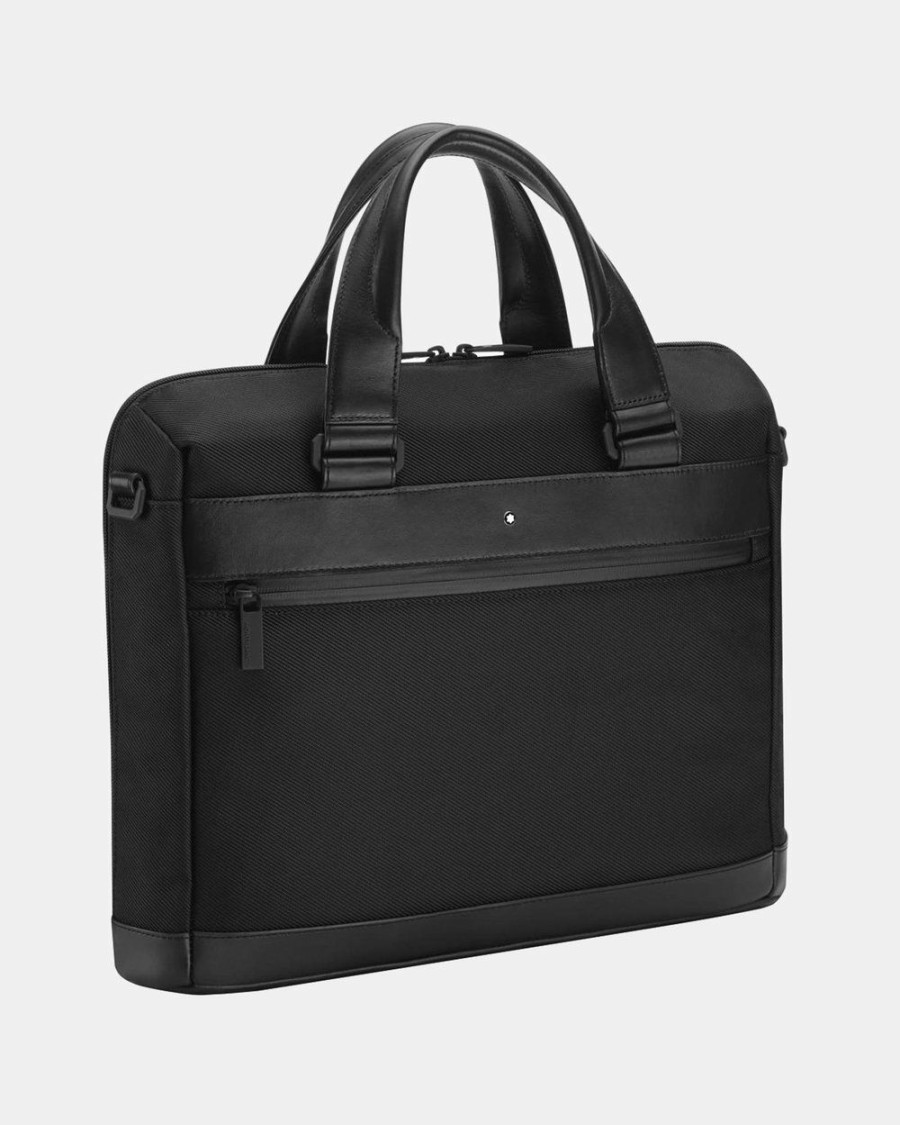 Bags * | My Montblanc Nightflight Document Case Slim Black