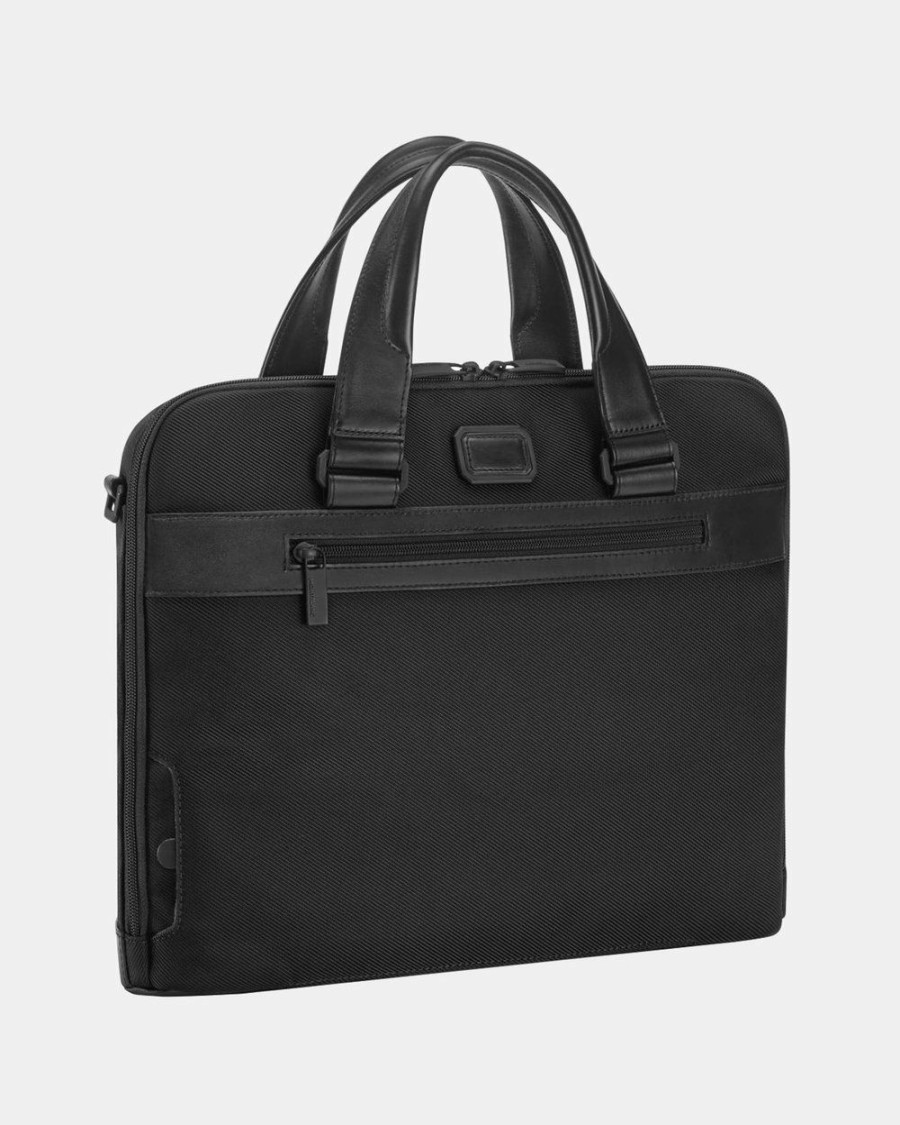 Bags * | My Montblanc Nightflight Document Case Slim Black