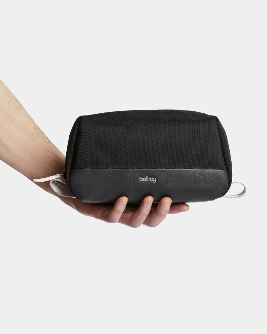 Bags * | Bellroy Dopp Kit Premium Black Sand