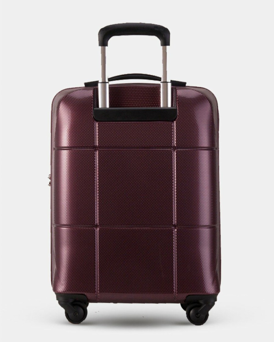 Travel And Luggage * | Echolac Japan Florence Hard Side Luggage On Board Burgandy