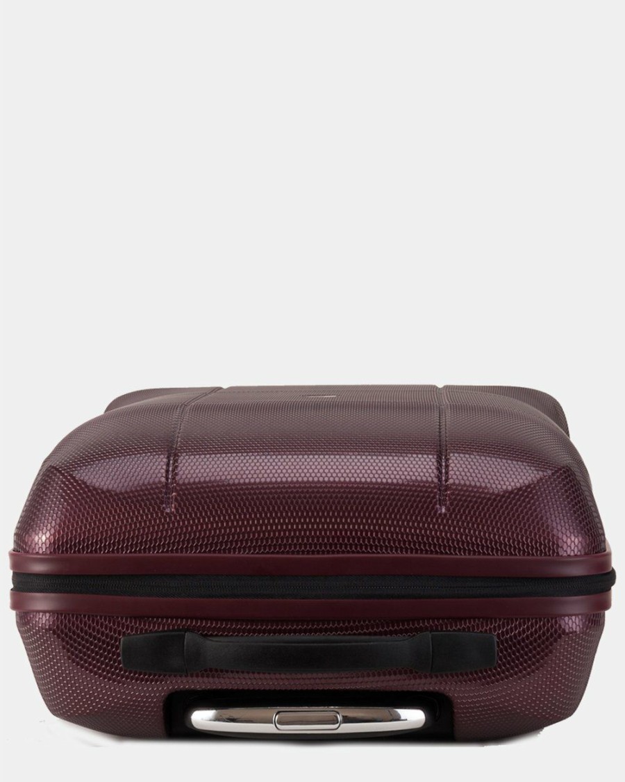 Travel And Luggage * | Echolac Japan Florence Hard Side Luggage On Board Burgandy