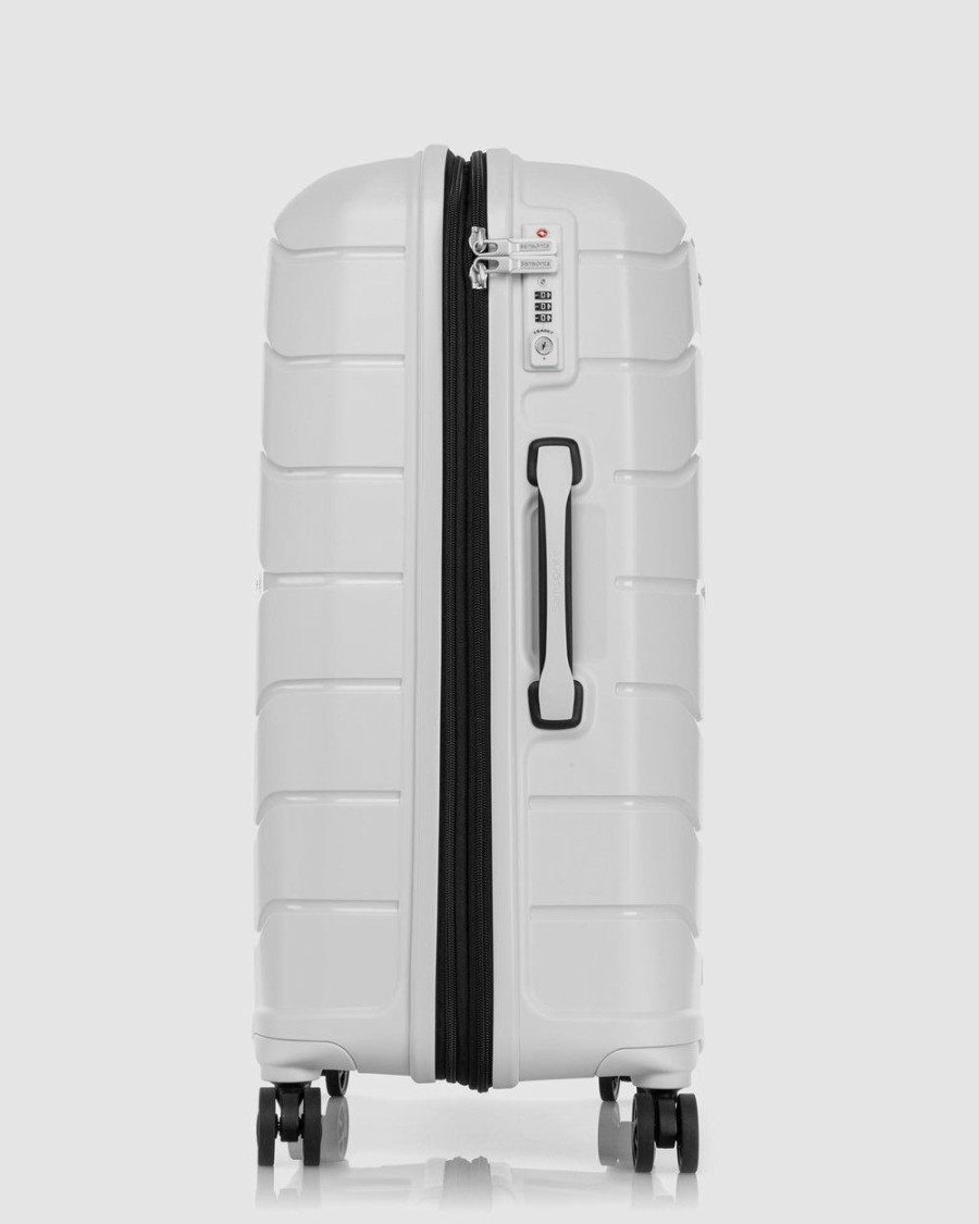 Travel And Luggage * | Samsonite Oc2Lite 68Cm Spinner Suitcase Off-White