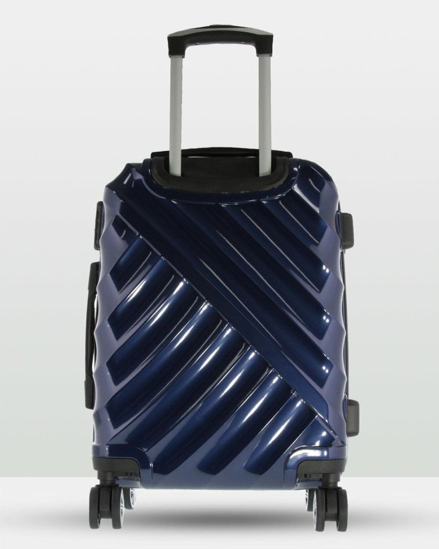 Travel And Luggage * | Cobb & Co Bendigo Polycarbonate Medium Hard Side Case Navy