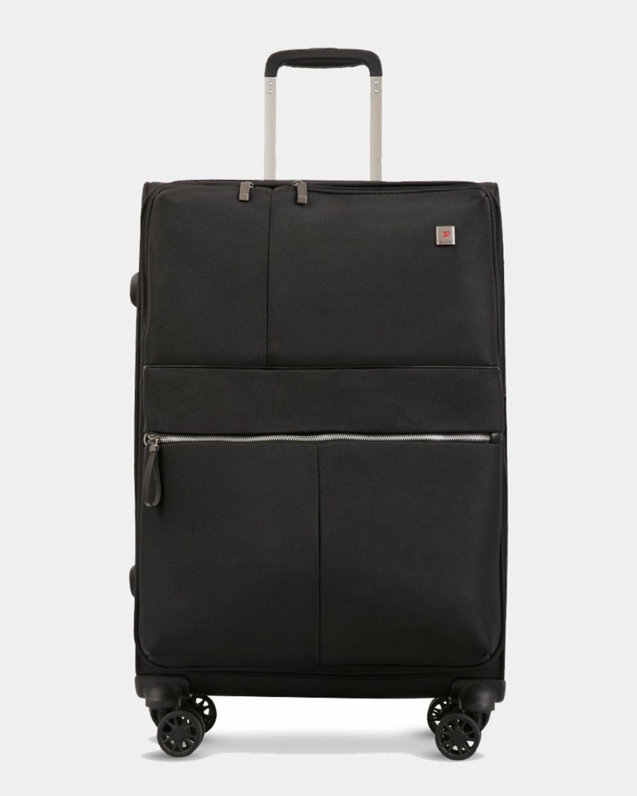 Travel And Luggage * | Echolac Japan Marco Echolac Medium Soft Side Case Black