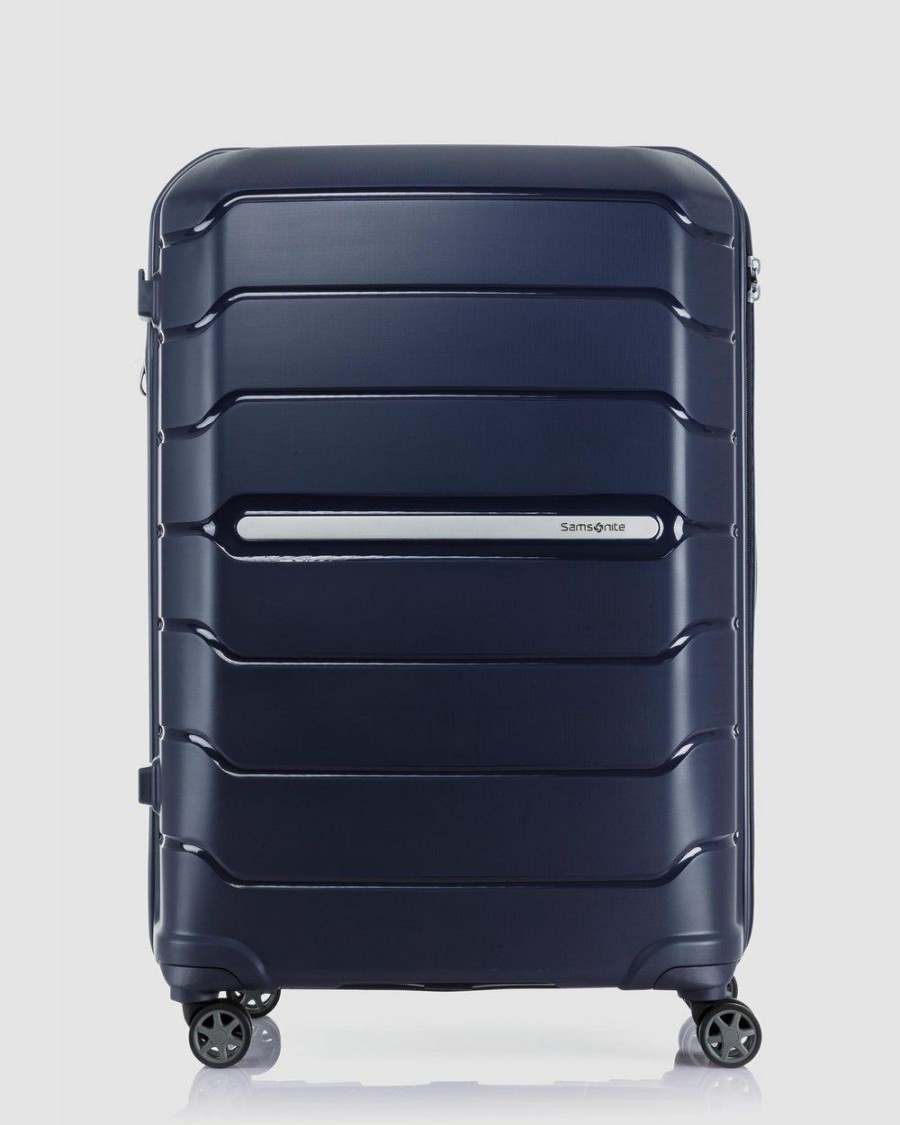 Travel And Luggage * | Samsonite Oc2Lite 81Cm Spinner Suitcase Navy Blue